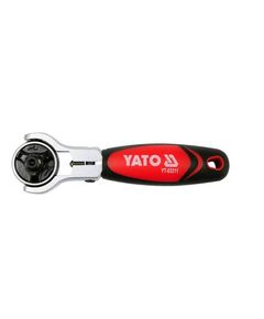 Трещотка квадрат 1/4 з обертаючою головкою 115 мм YATO YT-03311, фото  | SNABZHENIE.com.ua