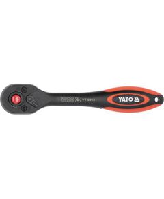 Трещотка квадратна 1/4, 144 мм, 72 зубці YATO YT-0293, фото  | SNABZHENIE.com.ua