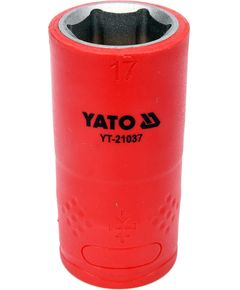 Головка торцева діелектрична 1/2, 17 мм, 6-гранна YATO YT-21037, фото  | SNABZHENIE.com.ua