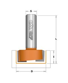 Фреза CMT HM 16x19x54 мм для выборки паза под петли, хвостовик 6 мм, фото  | SNABZHENIE.com.ua