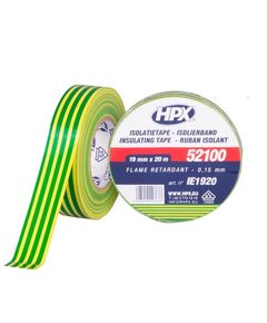 Изоляционная лента HPX 52100 19мм x 20м, желто-зеленая, фото  | SNABZHENIE.com.ua