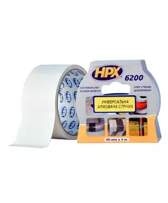 HPX 6200 - 48мм х 5м - армована біла ремонтна стрічка, фото  | SNABZHENIE.com.ua