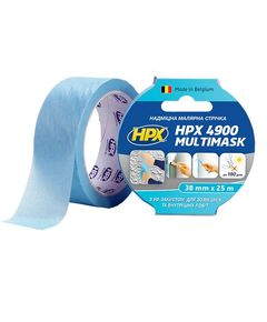 HPX 4900 MULTIMASK - 38мм х 25м - суперміцна малярна стрічка з УФ захистом, фото  | SNABZHENIE.com.ua
