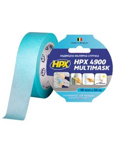 HPX 4900 MULTIMASK - 38мм х 50м - надміцна малярна стрічка з УФ-захистом, фото  | SNABZHENIE.com.ua