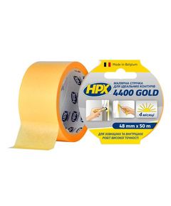 Малярная лента HPX 4400 Золотая 48мм x 50м, фото  | SNABZHENIE.com.ua