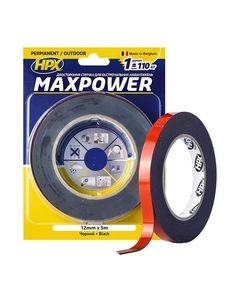 MAXPOWER OUTDOOR – черная двусторонняя лента HPX 12мм х 5м, фото  | SNABZHENIE.com.ua
