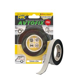 AVTOFIX MSE 12мм x 2м - автомобільна двостороння клейка стрічка, фото  | SNABZHENIE.com.ua