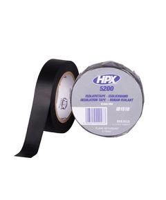HPX 5200 - чорна професійна ізоляційна стрічка 15мм x 10м, фото  | SNABZHENIE.com.ua