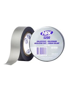HPX 5200, 19мм x 10м, сірий - професійна ізоляційна стрічка, фото  | SNABZHENIE.com.ua