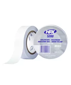 HPX 5200 - 19мм  x 10м, белая - профессиональная изоляционная лента, фото  | SNABZHENIE.com.ua
