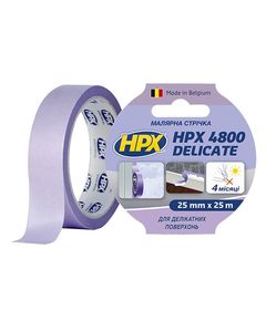 HPX 4800 - 25мм х 25м - малярна стрічка для делікатних поверхонь, фото  | SNABZHENIE.com.ua