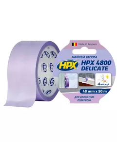 HPX 4800 - 48мм х 50м - малярна стрічка (скотч) для делікатних поверхонь та чітких контурів, фото  | SNABZHENIE.com.ua