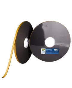 UNIFIX Black - 12 мм х 25м - толстая - 3мм монтажная лента (скотч) для моментальной фиксации, черная, фото  | SNABZHENIE.com.ua