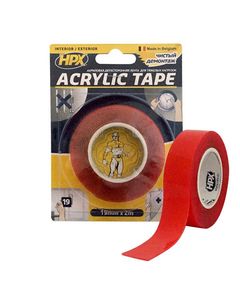 Акриловая двухсторонняя лента HPX TT1902 19мм x 2м, фото  | SNABZHENIE.com.ua