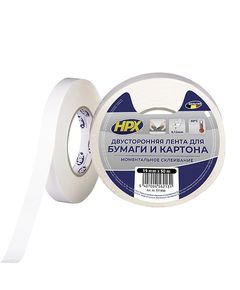 Двусторонняя лента для бумаги и картона 19мм х 50м, фото  | SNABZHENIE.com.ua
