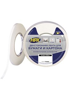 Двусторонняя лента для бумаги и картона 6мм x 50м, фото  | SNABZHENIE.com.ua