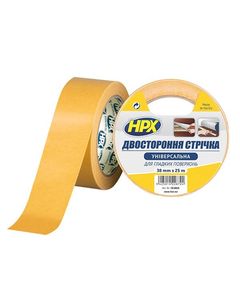 Двусторонняя клейкая лента HPX 38мм x 25м, фото  | SNABZHENIE.com.ua