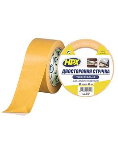 Двухсторонняя клейкая лента HPX 50мм х 25м для гладких поверхностей CE5025, фото  | SNABZHENIE.com.ua