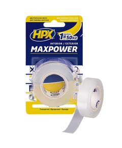 Двусторонняя лента MAXPOWER 19мм x 2м для тяжелых нагрузок, фото  | SNABZHENIE.com.ua