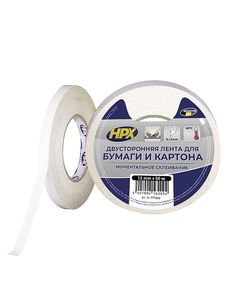 Двостороння лента для паперу та картону 12 мм x 50 м - універсальна., фото  | SNABZHENIE.com.ua