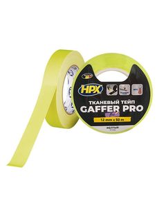 FLUO GAFFER PRO - флуоресцентний матовий тейп жовтий, фото  | SNABZHENIE.com.ua