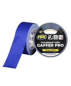Тейп HPX GAFFER PRO 50мм х 25м, синий матовый для профессионалов, фото  | SNABZHENIE.com.ua