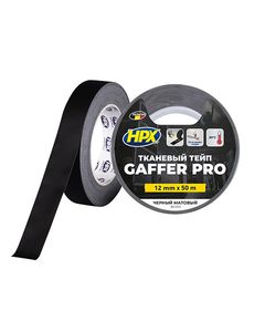 GAFFER PRO черный матовый тейп 12мм х 50м, фото  | SNABZHENIE.com.ua