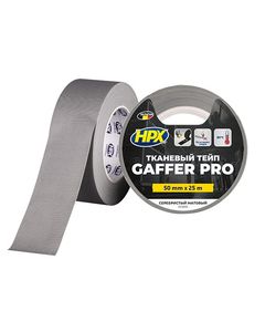 GAFFER PRO - 50мм х 25м, сріблястий матовий тейп HPX, фото  | SNABZHENIE.com.ua