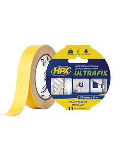 Двусторонняя клейкая лента ULTRAFIX 25мм x 5м, фото  | SNABZHENIE.com.ua