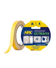 ULTRAFIX 9мм x 5м - двостороння клейка стрічка, фото  | SNABZHENIE.com.ua