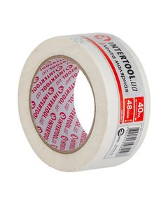 Малярная лента INTERTOOL DM-4841, 48мм х 40м, белая, фото  | SNABZHENIE.com.ua