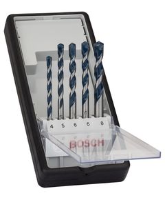 Набор сверл по бетону BOSCH 4,5-8 мм, 5 шт., фото  | SNABZHENIE.com.ua