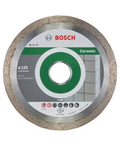 Алмазний відрізний круг 125 мм, стандарт для кераміки, 10 шт, BOSCH, фото  | SNABZHENIE.com.ua
