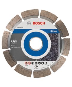 Алмазний відрізний круг 125 мм для каменю, 10 шт, BOSCH 2608603236, фото  | SNABZHENIE.com.ua