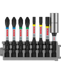 Биты для шуруповерта BOSCH 8 шт: PH2, PZ2, T20, T25, T30 + держатель, фото  | SNABZHENIE.com.ua