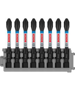 Биты PH2 50 мм ударные Impact Control, 8 шт. BOSCH 2608522330, фото  | SNABZHENIE.com.ua
