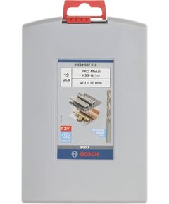 Набір свердел по металу HSS-G 1-10 мм, 19 шт., ProBox BOSCH 2608587013, фото  | SNABZHENIE.com.ua