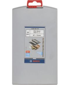 Набір свердел по металу HSS-G 1-13 мм, 25 шт, ProBox BOSCH, фото  | SNABZHENIE.com.ua