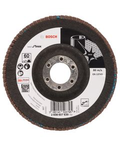 Шліфкруг пелюстковий 125x22,2 мм K60 BOSCH для Inox 2608607639, фото  | SNABZHENIE.com.ua