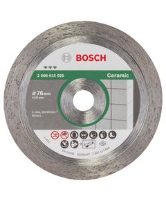 Алмазний відрізний круг BOSCH 76 мм для кераміки, фото  | SNABZHENIE.com.ua