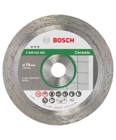 Алмазный отрезной круг 76 мм x 10 мм, Best for Ceramic, 1 шт, BOSCH (2608615020), фото  | SNABZHENIE.com.ua