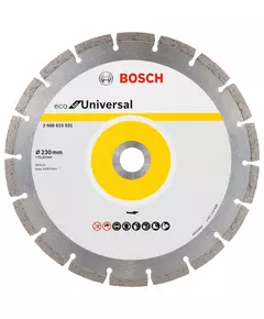 Алмазный отрезной круг 230 мм x 22,23 мм, ECO for Universal, 10 шт, BOSCH (2608615044), фото  | SNABZHENIE.com.ua