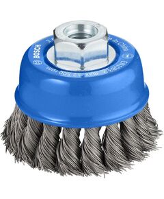 Щітка чашечна 65 мм зі сталевою проволокою М14 BOSCH 2608622099, фото  | SNABZHENIE.com.ua