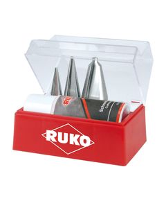 Набор конусных сверл HSS №1,2,3 + спрей 50 мл в коробке RUKO, фото  | SNABZHENIE.com.ua