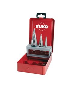 Набор ступенчатых сверл HSS RUKO 0/9,1,2 с тремя кромками, фото  | SNABZHENIE.com.ua