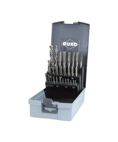 Набір метчиків 28 шт. M3-M12 у кейсі HSS RUKO 245003ROR, фото  | SNABZHENIE.com.ua