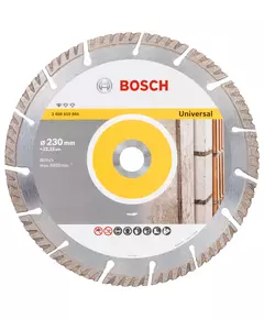 Алмазный отрезной круг 230 x 22,23 мм, Standard for Universal BOSCH (2608615065), фото  | SNABZHENIE.com.ua