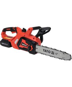 Акумуляторная пила YATO 18 В, 4 Ач, 12/30 см, 45 зубьев, Li-Ion YT-828137, фото  | SNABZHENIE.com.ua