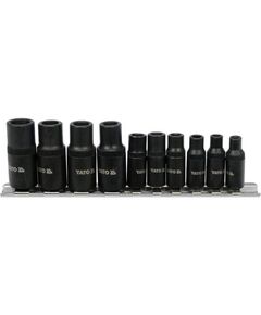 Переходники YATO 1/4 и 3/8, №1-8, 10 шт., фото  | SNABZHENIE.com.ua