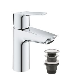 Смеситель Grohe QuickFix S-Size 23551002 с донным клапаном, фото  | SNABZHENIE.com.ua